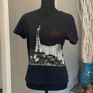 Paris Las Vegas Black Women’s T-Shirt